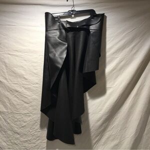 Asymmetric Faux Leather Cape Belt Plus Size